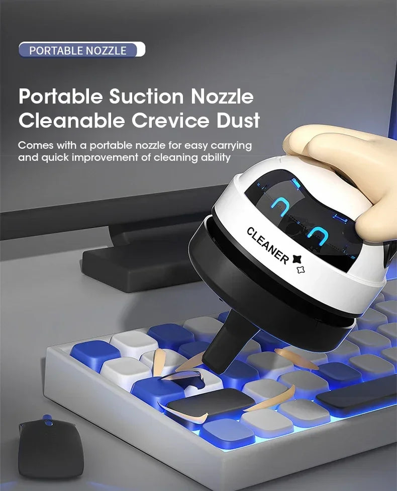 Desk Table Dust Vacuum Handheld Mini Vacuum Cleaner USB Table Sweeper Home Office Desktop Pencil Crumbs Cleaner Vacuum Cleaner