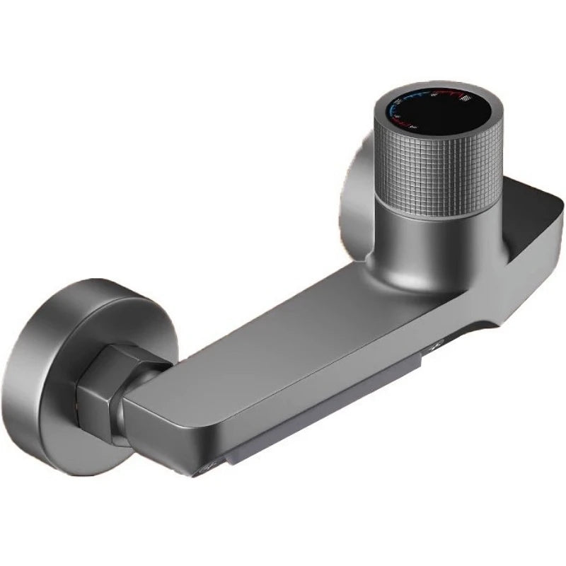 Waterfall Bathtub Faucet Set Handheld Shower Head Wall Mounted Brass Bathroom Tub Filler Waterfall Spout Hot and Cold Mixer Tap