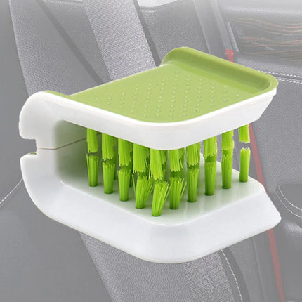 Brosse de nettoyage double face pliable en U