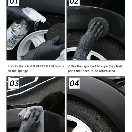 DÉTAILING 500 ml - Rénovateur de plastiques pour voiture, détachage - E-menage