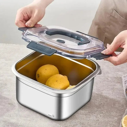 Detachable Fry Pan Stainless Steel Camping Cookware Set Multifunctional Cooking Equipment Deep Fryer Pot