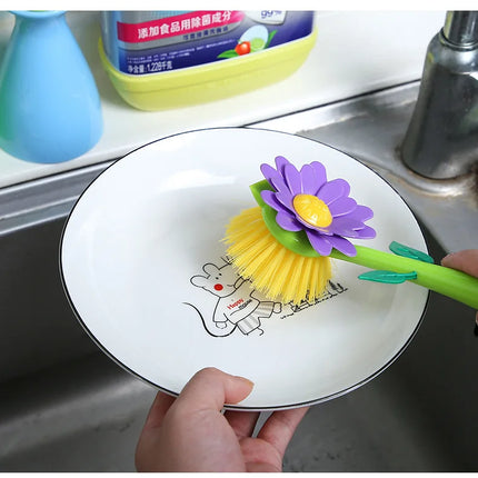 Brosse de nettoyage en forme de vase, pour évier, poêle,