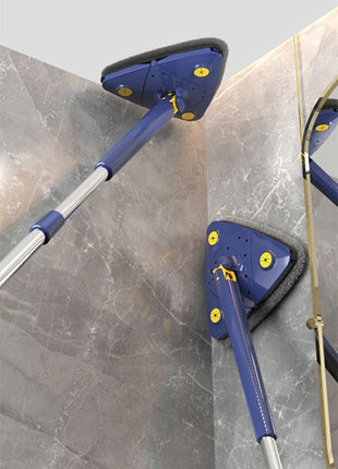 Balai serpillère triangulaire auto-essorant , microfibre - E-menage