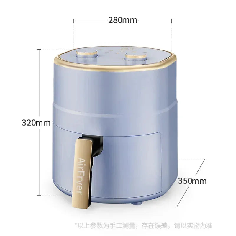Air fryer, household high-capacity electric fryer, multifunctional electric oven, toaster