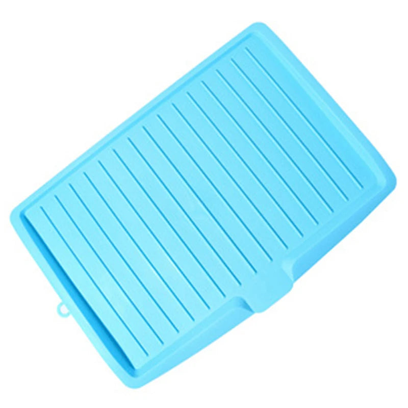 Drainer Tray Large Sink Drying Rack Worktop Organizer Drying Rack Drain Rack Kitchen Silicone Dish for Kitchen Dishes Tableware