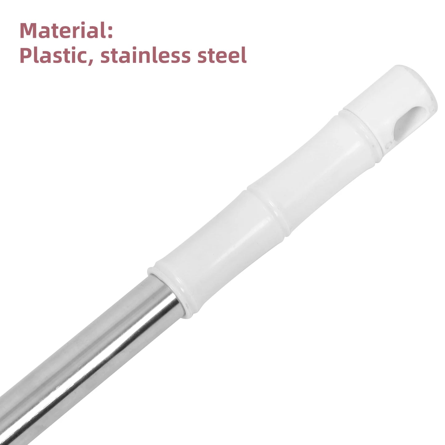 Broom Extension Handle Metal Grip Replacement Broom Pole Rust Resistant Easy to Replace for Various Settings Home Industrial Use