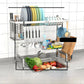 Stainl Steel 304 Kitchen Sink Di Drainer Ra Multi-Function Storage Plate Holder for Diwaing Pool above Countertop