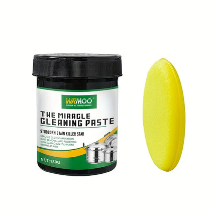 Pâte nettoyante multi-usages pour éliminer les taches tenaces et la rouille des casseroles et poêles - E-menage