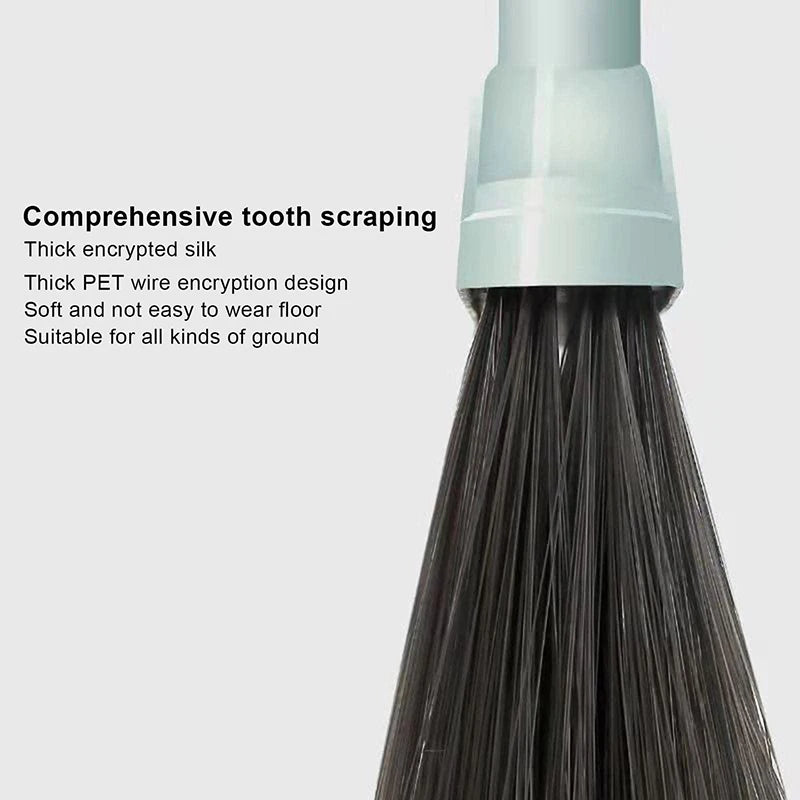 Broom set household broom and dustpan combination non-stick hair broom long handle plastic broom broom