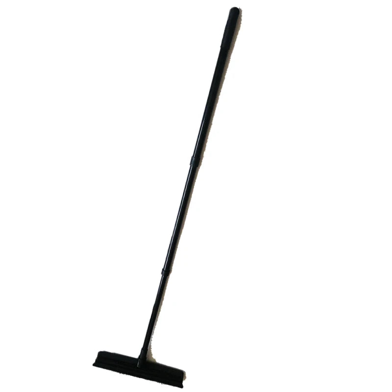 Effortless Telescopic Rubber Broom for Instant Pet Hair &amp; Floor Cleaning