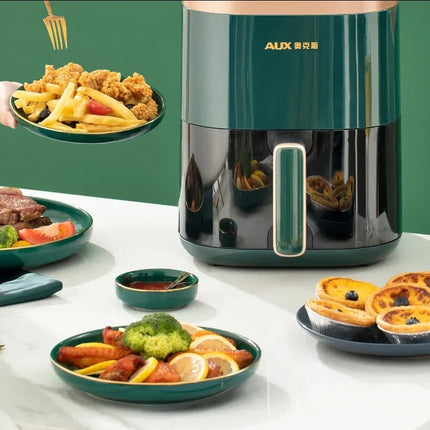 Friteuse à air chaud et four combinés 220 V AUX : multifonctionnels, entièrement automatiques, sans huile, faciles à nettoyer.