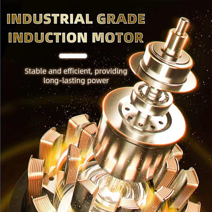 Aspirateur industriel eau et poussière 3300 W, 3 en 1, aspiration puissante, idéal pour la maison, le garage ou l'atelier.