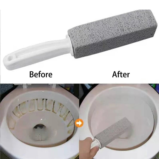 Toilets Cleaner Stone Natural Pumice Stone Toilets Brush Quick Cleaning Stone With Long Handle Bathroom Gadgets