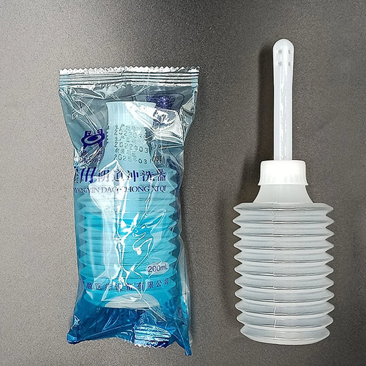 200ml 8Holes Vaginal Anal Douche Retractable Wash Cleaning Disposable Anus Clean Supplies Female Health Accessories