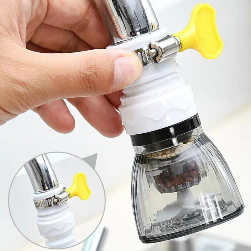 360 Rotating Tap Nozzle Faucet Extender Anti-Splash Filter Simple Installation