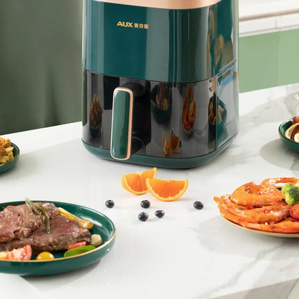 Friteuse à air chaud et four combinés 220 V AUX : multifonctionnels, entièrement automatiques, sans huile, faciles à nettoyer.