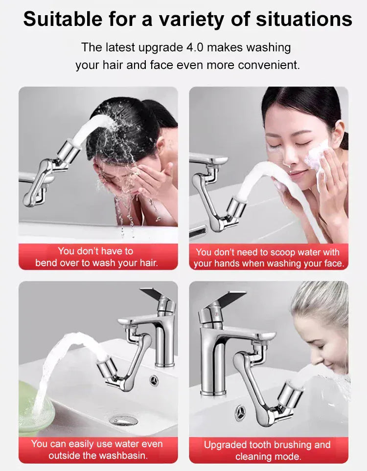 Spinning Faucet Faucet Emergency demand Easy to use Stainless steel Wide range of applications Splashproof faucet