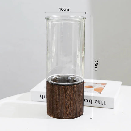 Grand vase en verre haut de gamme de style contemporain - E-menage
