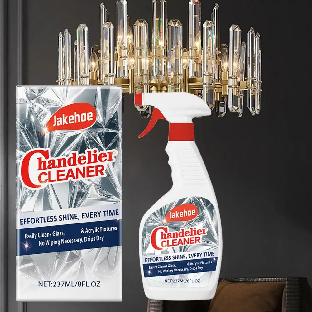 1/2PCS No Rinse Crystal Chandelier Cleaner Streak Free For Glass Metal Lamp Cleaning And Care Plastic Surfaces Eco Friendly Tool