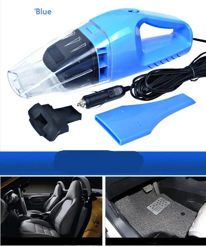 12V Car Vacuum Cleaner Portable 100W Handheld Portable Car Mounted Vacuum Cleaner Super SuctionWet AndDryDualUseCar Home Cleaner