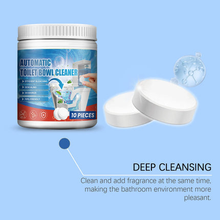 Toilet Bowl Cleaner  Cleaning 10 Tablets Blue Bubble  Powerful Deodorizer For Bathroom Wc  Descaling And Deodorize Toilet Cleane
