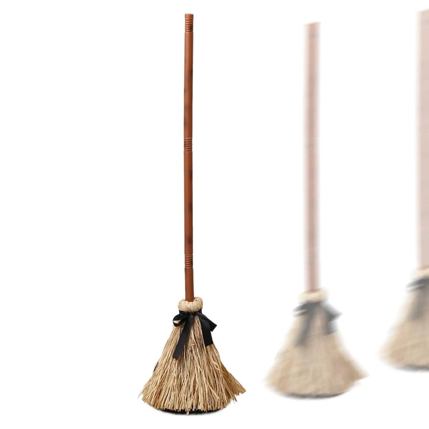 Witch Brooms Moving Broom 43.5 Inches Moving Decoration with Spooky Sounds for Indoor Outdoor Party Porch Halloween Haunted