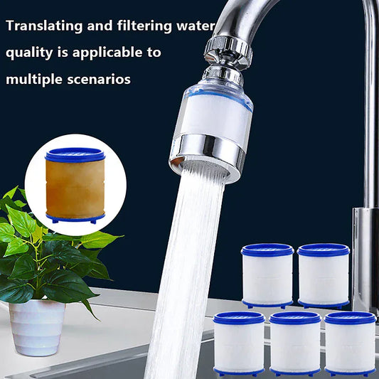 5/10PCS Faucet Filter  Filter Element Faucet Water Purifier Filter Shower Remove Chlorine Heavy Metal Filtered