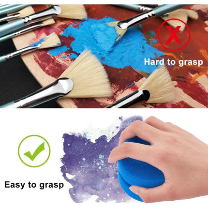 Lot de 4 Éponges Rondes Multifonctions