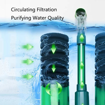 Éponge filtrante double usage pour aquarium, coton bio - E-menage