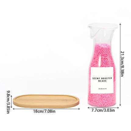 Lot de 2 distributeurs de lessive liquide avec plateaux - E-menage