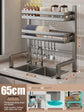 Kitchen Sink Dishwashing Double Layers Tablewares Storage Shelf Multi-functional Dish Drainer Countertop Organizer Accessories
