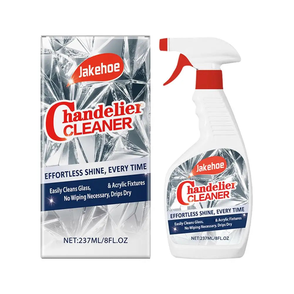 1/2PCS No Rinse Crystal Chandelier Cleaner Streak Free For Glass Metal Lamp Cleaning And Care Plastic Surfaces Eco Friendly Tool