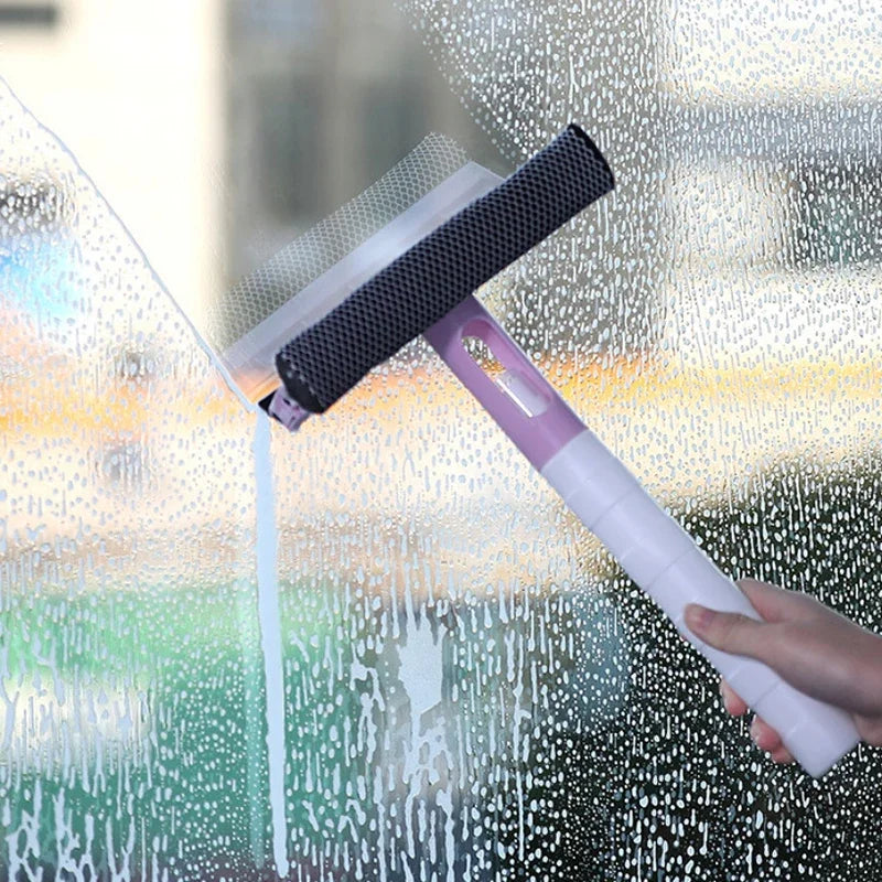 Cleaner Glass Wiper Multifunctional Household Window Toilet Tool Double-sided Wipe Window Cleaner Squeegee Kitchen Accessories