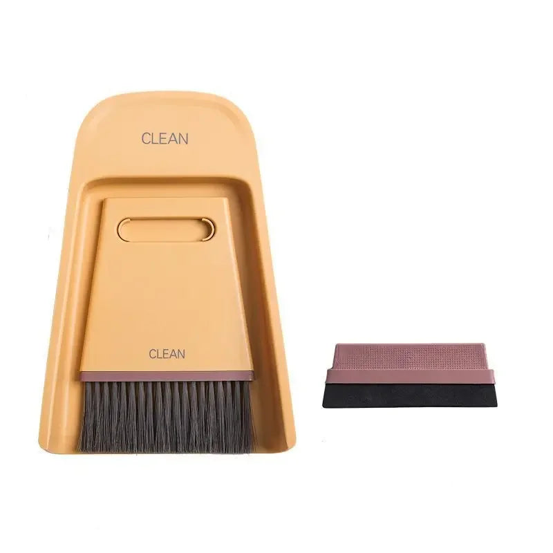 Compact &amp; Handy Mini Broom Set for Effortless Desk Cleanup