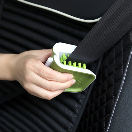 Brosse de nettoyage double face pliable en U