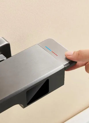 Brass Bathtub Faucet Bathroom Faucet Bath Faucet Shower Mixer Crane Digital Display Faucet for bathroom Waterfall Spout