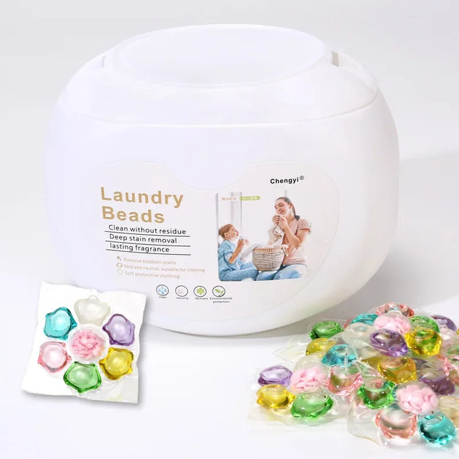 7 in 1 Fragrance Multi-purpose Strong Detergent Sweat Removal Cleaning Concentrated Laundry Detergent Beads Softener Gel