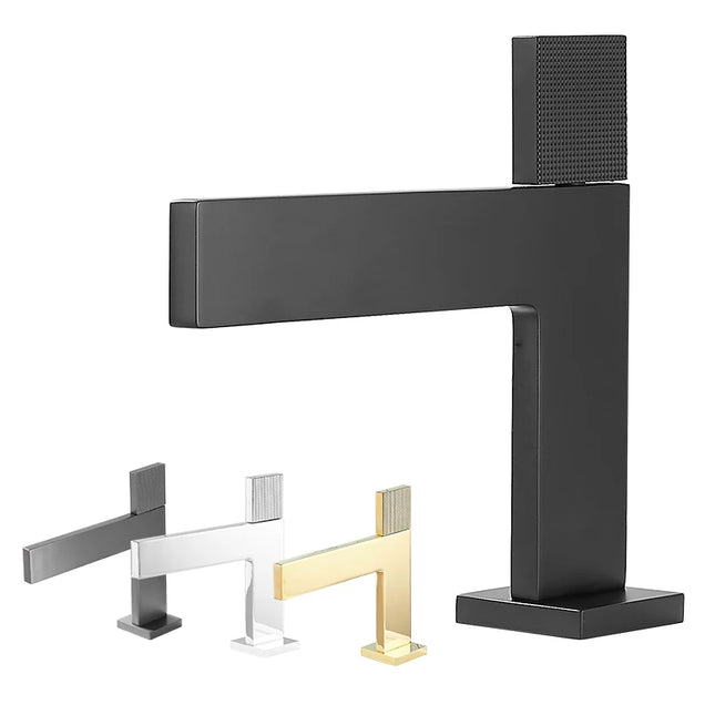 Robinet de lavabo Tolm Bathroom Products, mitigeur en laiton pour salle de bain, robinet de toilette, robinet doré, robinet noir