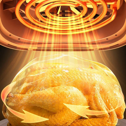 Friteuse à air chaud et four combinés 220 V AUX : multifonctionnels, entièrement automatiques, sans huile, faciles à nettoyer BD