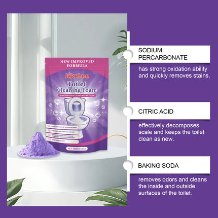 Nettoyant WC Auto-Activant Miracles Poudre Mousse Détartrante Détachant pour Toilettes