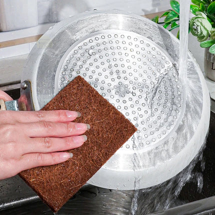 Lot de 5 ou 10 éponges en microfibre de sisal