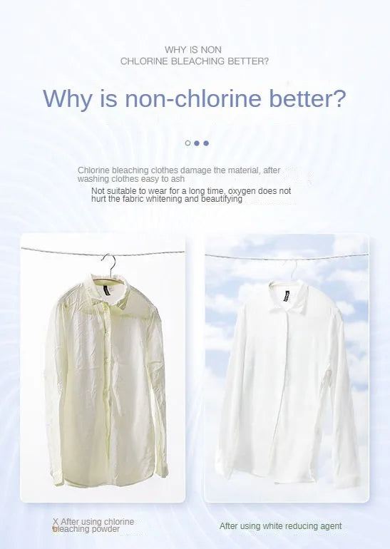 Détachant oxygéné pour vêtements blancs - E-menage