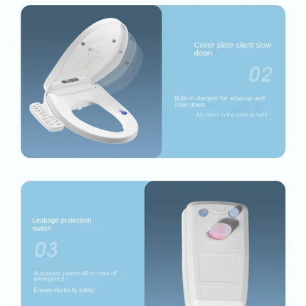Stérilisation intelligente du couvercle de toilette, universelle, siège entièrement automatique, température constante, nettoyage par chauffage, séchage à air chaud