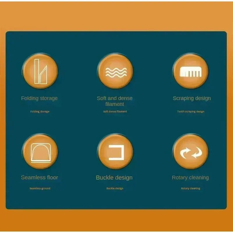 2025/Broom set Household broom broom Dustpan set Brush head sweeping Individual sweep broom Foldable garbage shovel broom