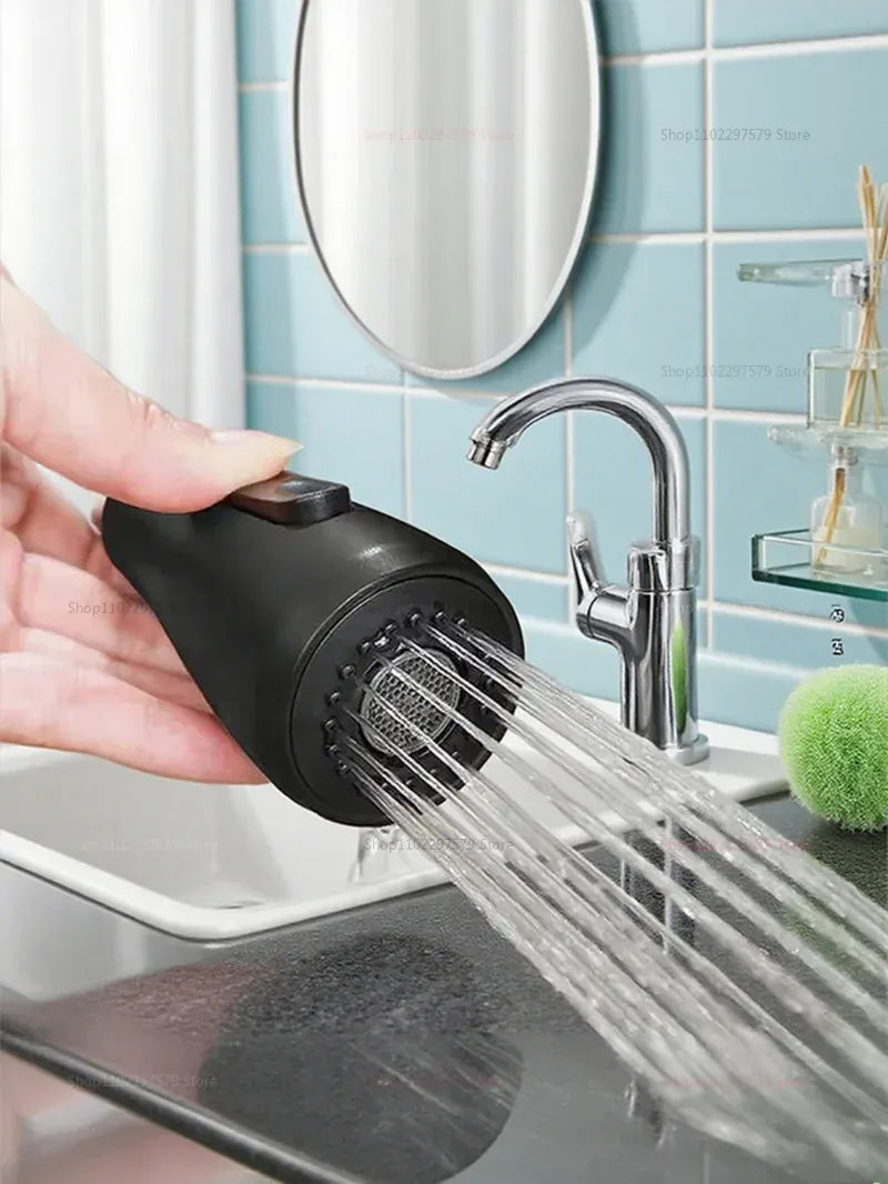 2025 New Stainless Steel Kitchen Faucet Pull Out Sink Mixer Tap with 360 Swivel Spray Head Single Hole Durable Easy Install