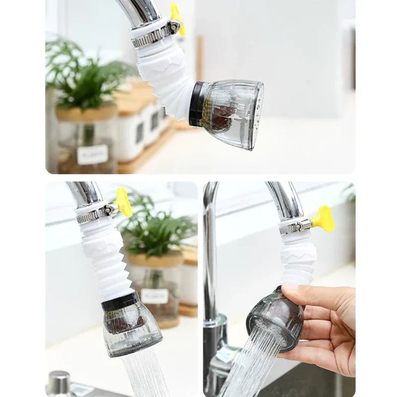 360 Rotating Tap Nozzle Faucet Extender Anti-Splash Filter Simple Installation