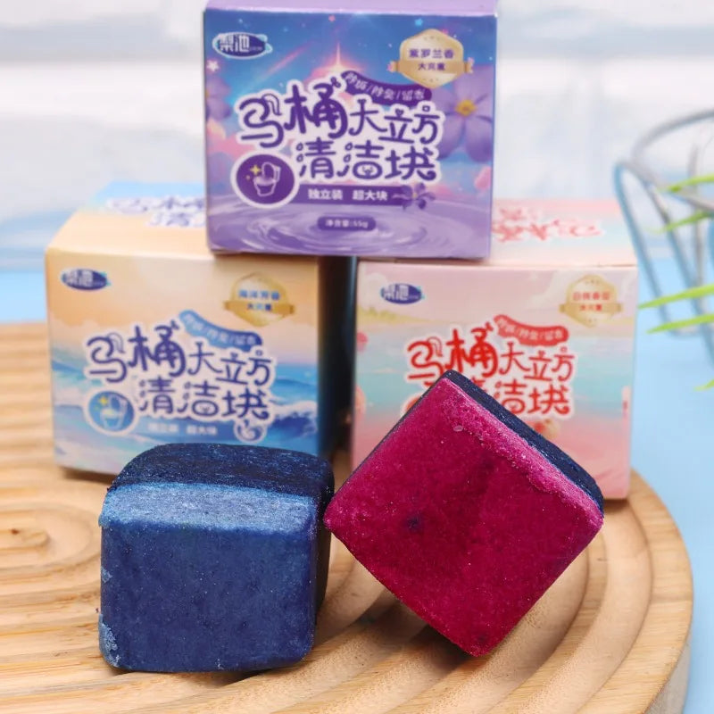 Toilets Cleaning Effervescent Tablet Mini Magic Cube Toilet Cleaner Deodorant Remover Urine Stain Yellow Dirt Cleaning Blocks