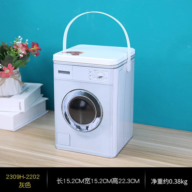 Storage Bucket for Household Laundry Detergent with Lid Hand-held Creative Storage Box Exquisite and Small Furniture Ornaments - E-menage