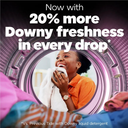 Ultra Downy Liquid Laundry Detergent April Fresh Scent Easy-Pour Cap Stain Lifting Heavy-Duty Color Safe 21 Loads 30 fl oz