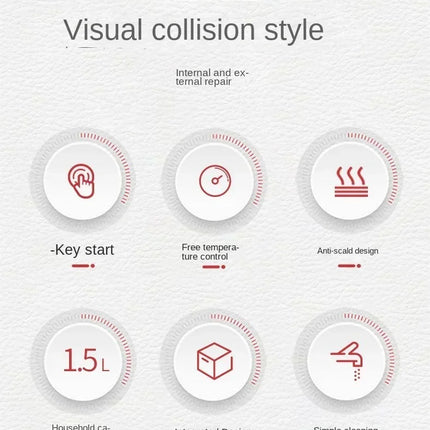 Friteuse multifonctionnelle domestique, petite friteuse électrique, mini friteuse à poulet frit économe en huile, température constante